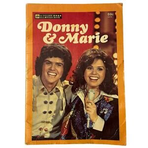 VTG 1977 - A Golden All Star - Graphic Book Magazine Donny & Marie Osborne 6415